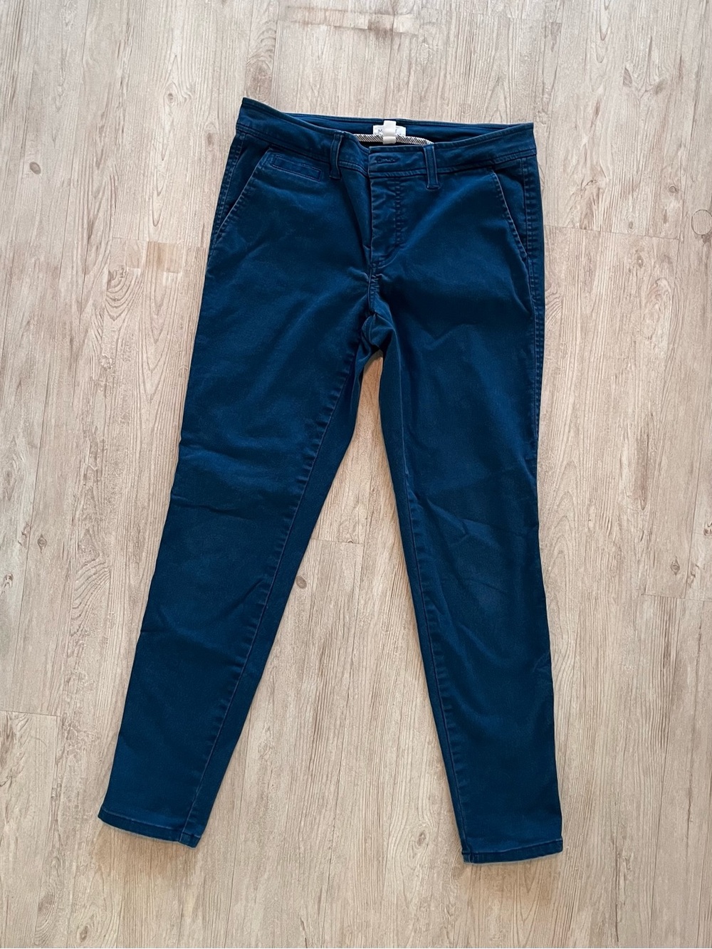 Market & Spruce Mid Rise Slim Chino Pants - Dark Teal